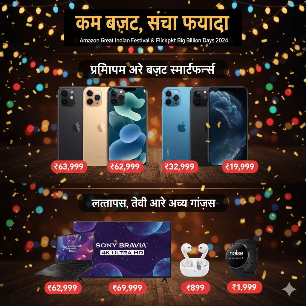 Amazon Great Indian Festival और Flipkart Big Billion Days